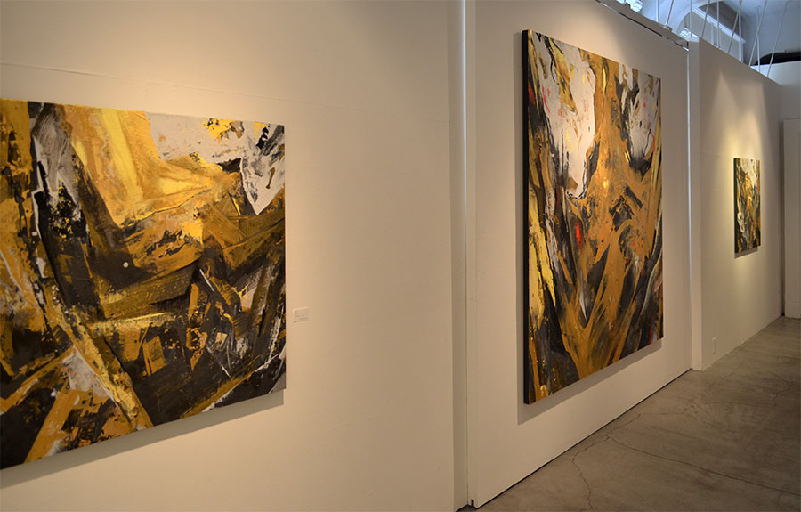 2017年個展記録（ギャルリーパリ）展示風景写真