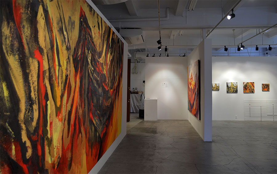 2017年個展記録（ギャルリーパリ）展示風景写真