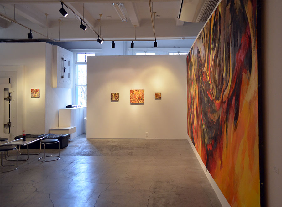 2017年個展記録（ギャルリーパリ）展示風景写真