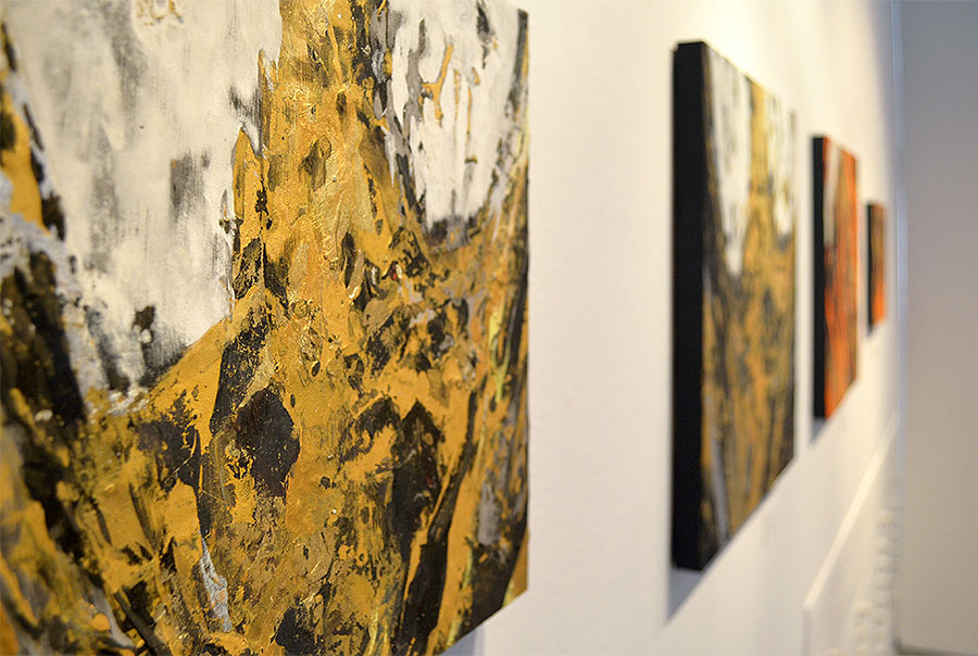 2017年個展記録（ギャルリーパリ）展示風景写真