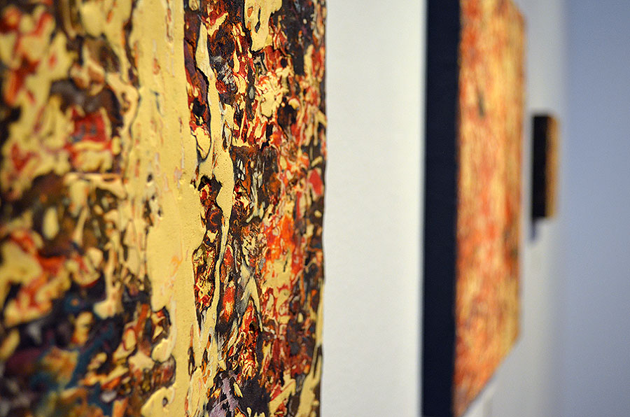 2017年個展記録（ギャルリーパリ）展示風景写真