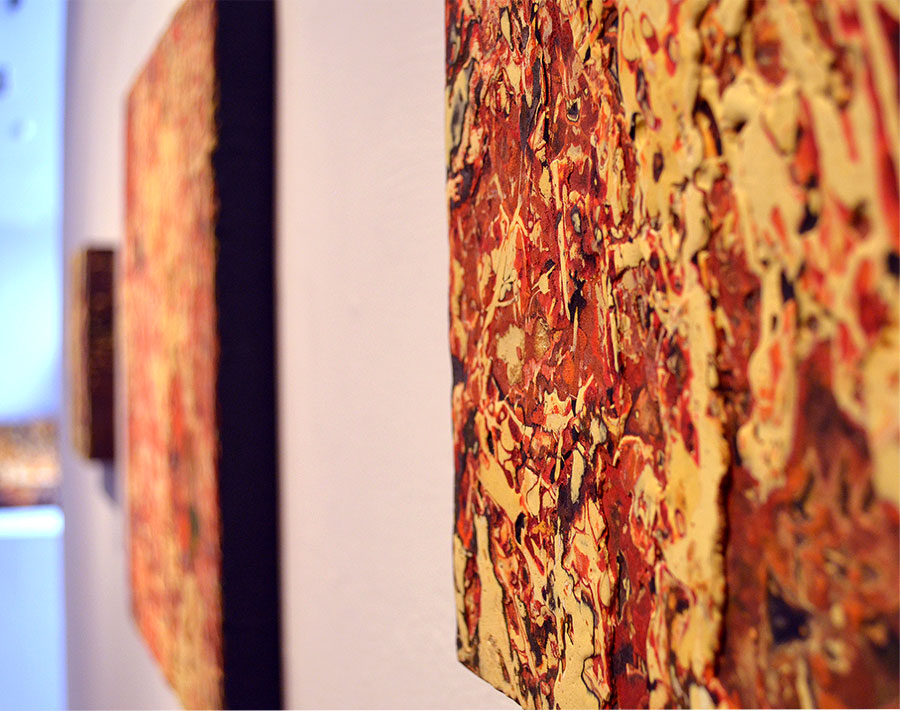 2017年個展記録（ギャルリーパリ）展示風景写真