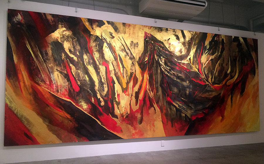 2017年個展記録（ギャルリーパリ）展示風景写真