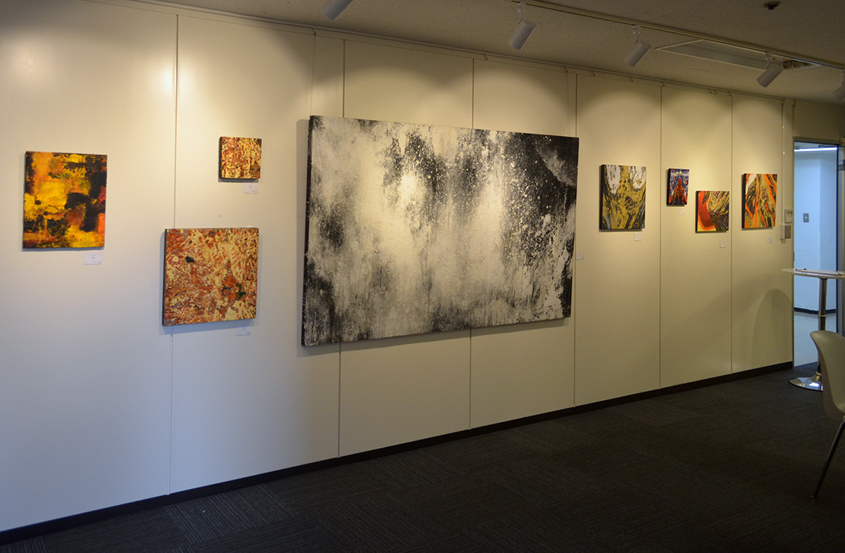 2018年個展記録（フジギャラリー新宿）展示風景写真