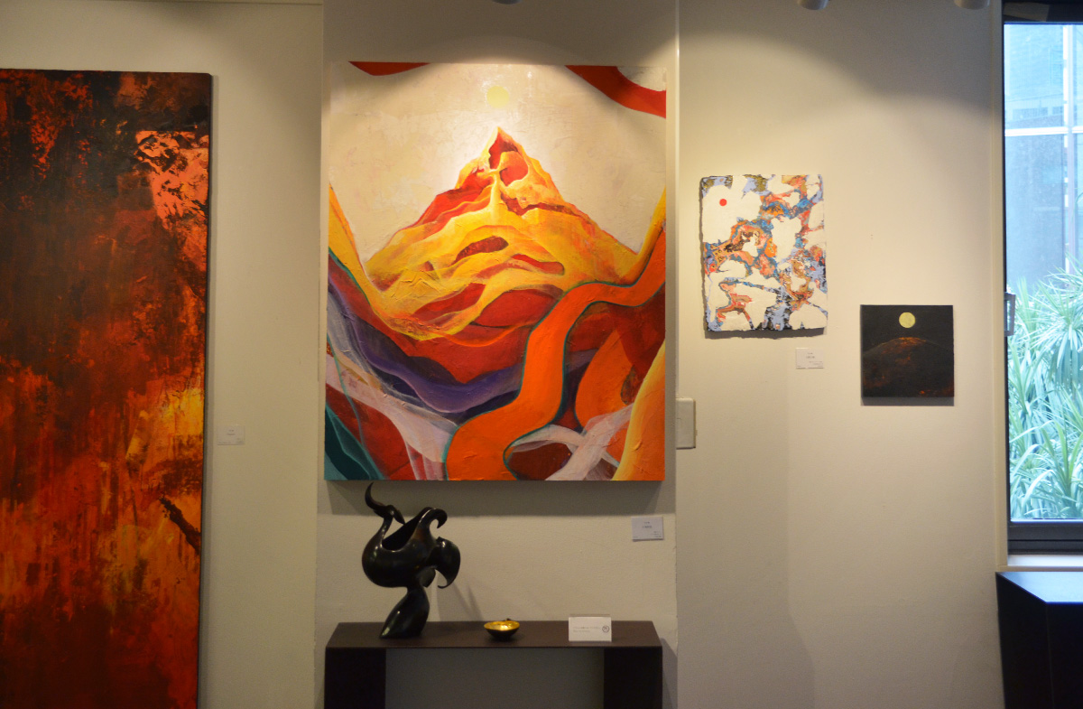 2018年個展記録（フジギャラリー新宿）展示風景写真