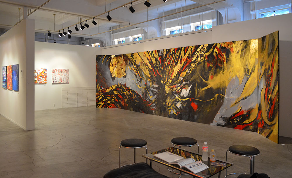 2019年個展展示記録（横浜ギャルリーパリ）展示風景写真