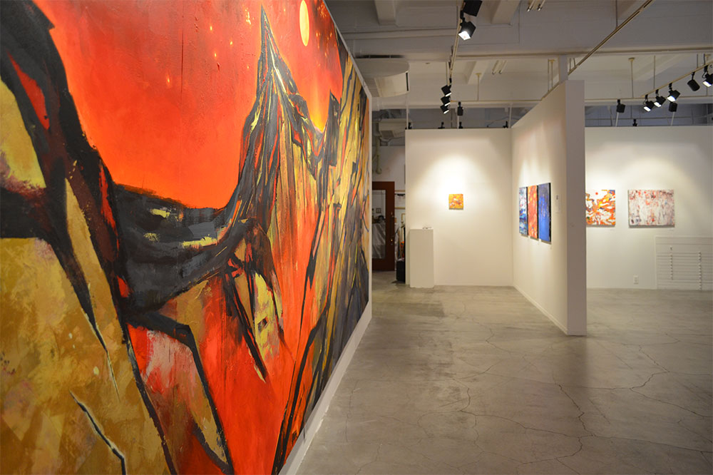 2019年個展展示記録（横浜ギャルリーパリ）展示風景写真