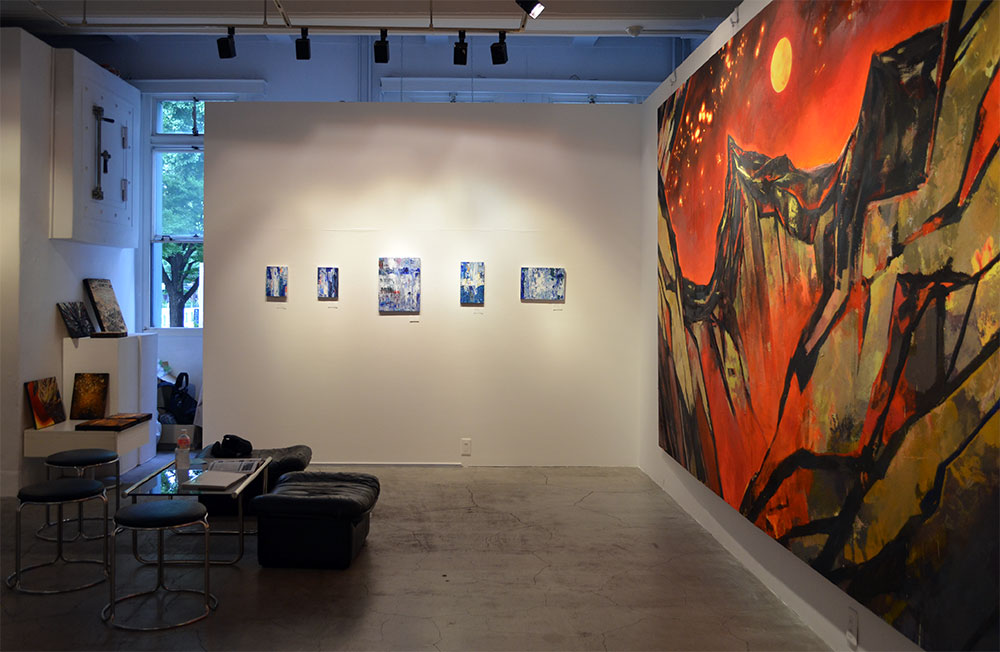 2019年個展展示記録（横浜ギャルリーパリ）展示風景写真