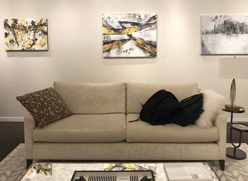 2020年個展（フジギャラリー新宿）展示風景写真