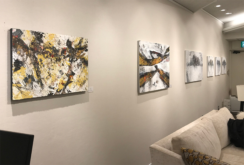 2020年個展（フジギャラリー新宿）展示風景写真