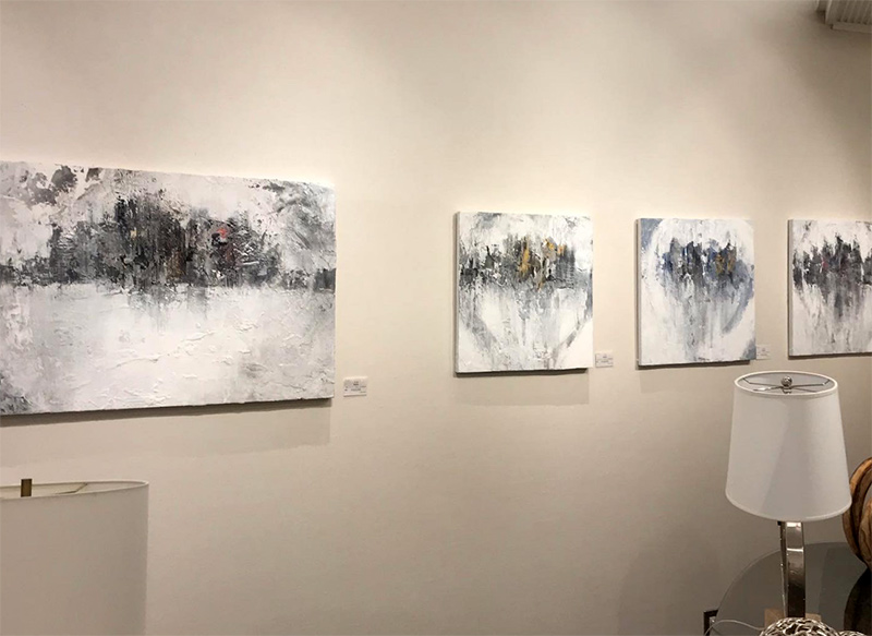 2020年個展（フジギャラリー新宿）展示風景写真