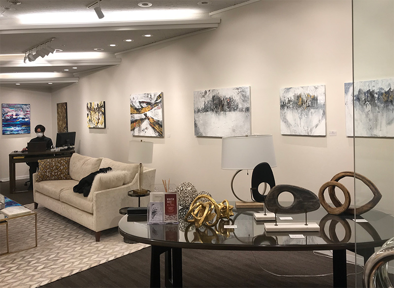 2020年個展（フジギャラリー新宿）展示風景写真