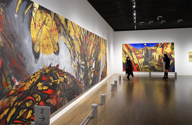 2022年「日本画のゆくえ ー継承と断絶・模倣と創造」展示風景写真