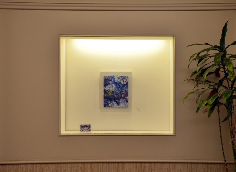 2022年個展（横浜ギャルリーパリ）展示風景写真