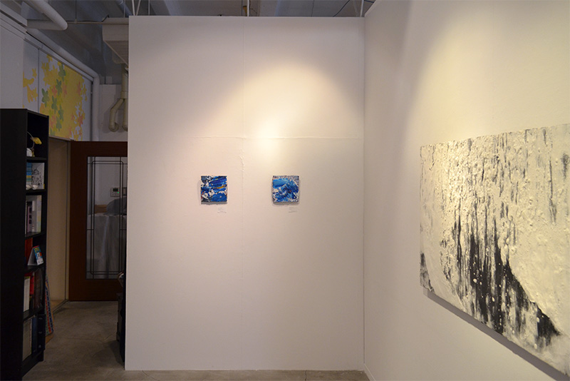 2022年個展（横浜ギャルリーパリ）展示風景写真