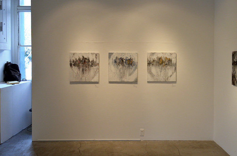 2022年個展（横浜ギャルリーパリ）展示風景写真