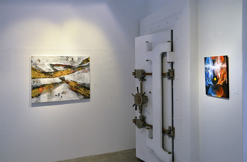 2022年個展（横浜ギャルリーパリ）展示風景写真