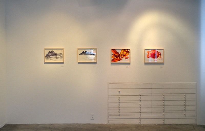 2022年個展（横浜ギャルリーパリ）展示風景写真