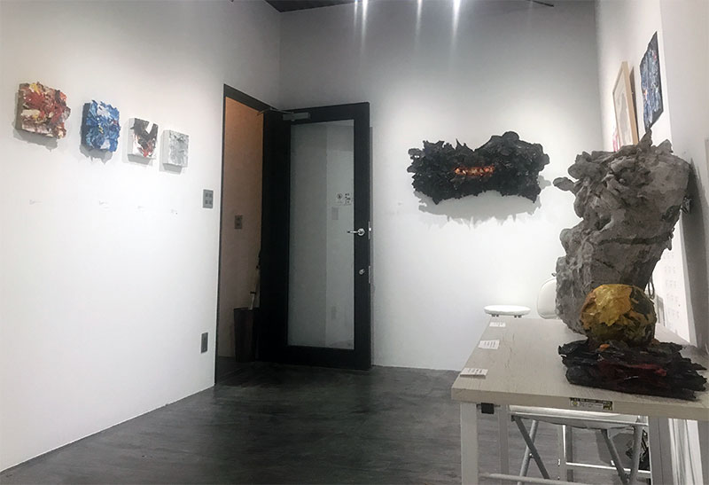 2023年個展展示記録（Sakuma art gallery）展示風景写真