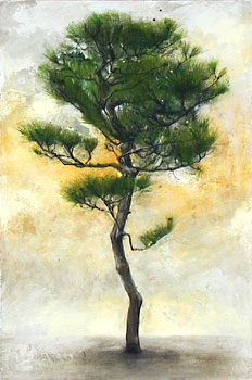 「松」をモチーフにした作品：映画「同じ月を見ている」使用絵画